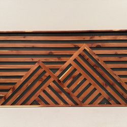 Cedar Plank Mountain Landscape Wall Art