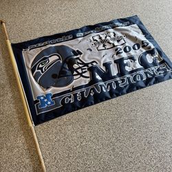 Seattle Seahawks Football 2005 NFC Champions Flag 