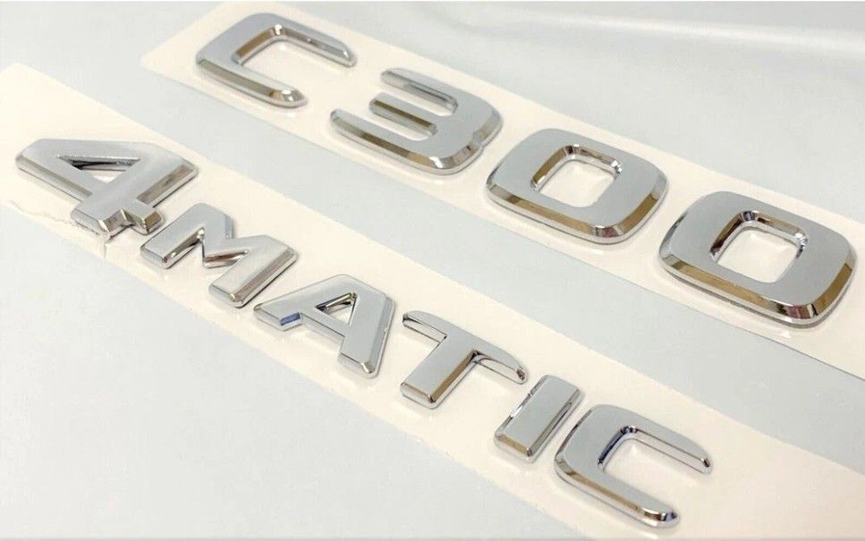 Mercedes Benz C300 Rear Decals