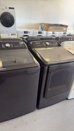5.2 top load washer and electric dryer