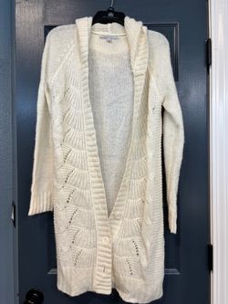 Old Navy Cream Knit Cardigan Sweater XXL