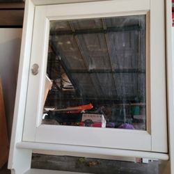 Entry Cabinet And Mirror