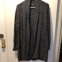 Women’s Sweater Acrylic Knit, Grey, Size Small Barefoot Dreams