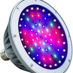 Color Changing LED Pool Light for Inground Pool, IP65 Waterproof,120V 40W, Pool Light Bulb Fit for Pentair,Hayward and Other E26 Screw in Fixtures