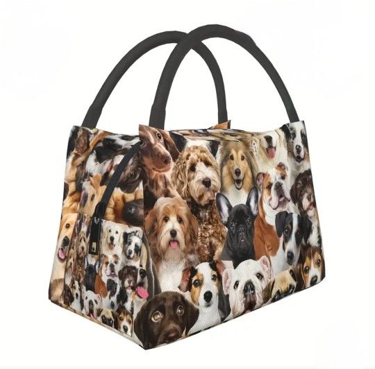 Dogs Insulated Lunch Bag