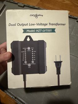 Dual Output Low Voltage Transformer, 100W Landscape Transformer With Timer Smy lighting