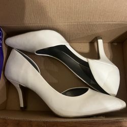 East 5th Shoes | East 5th Women's Dorit Heels White New | Color: White | Size: 9