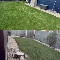 Artificial grass cleaning and maintenance pet odor control services