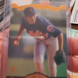 New York Mets Edgar Alfonso 1995 Upper Deck SP Premier Prospects 1995 Fleer Emotion Rookie Baseball Cards 