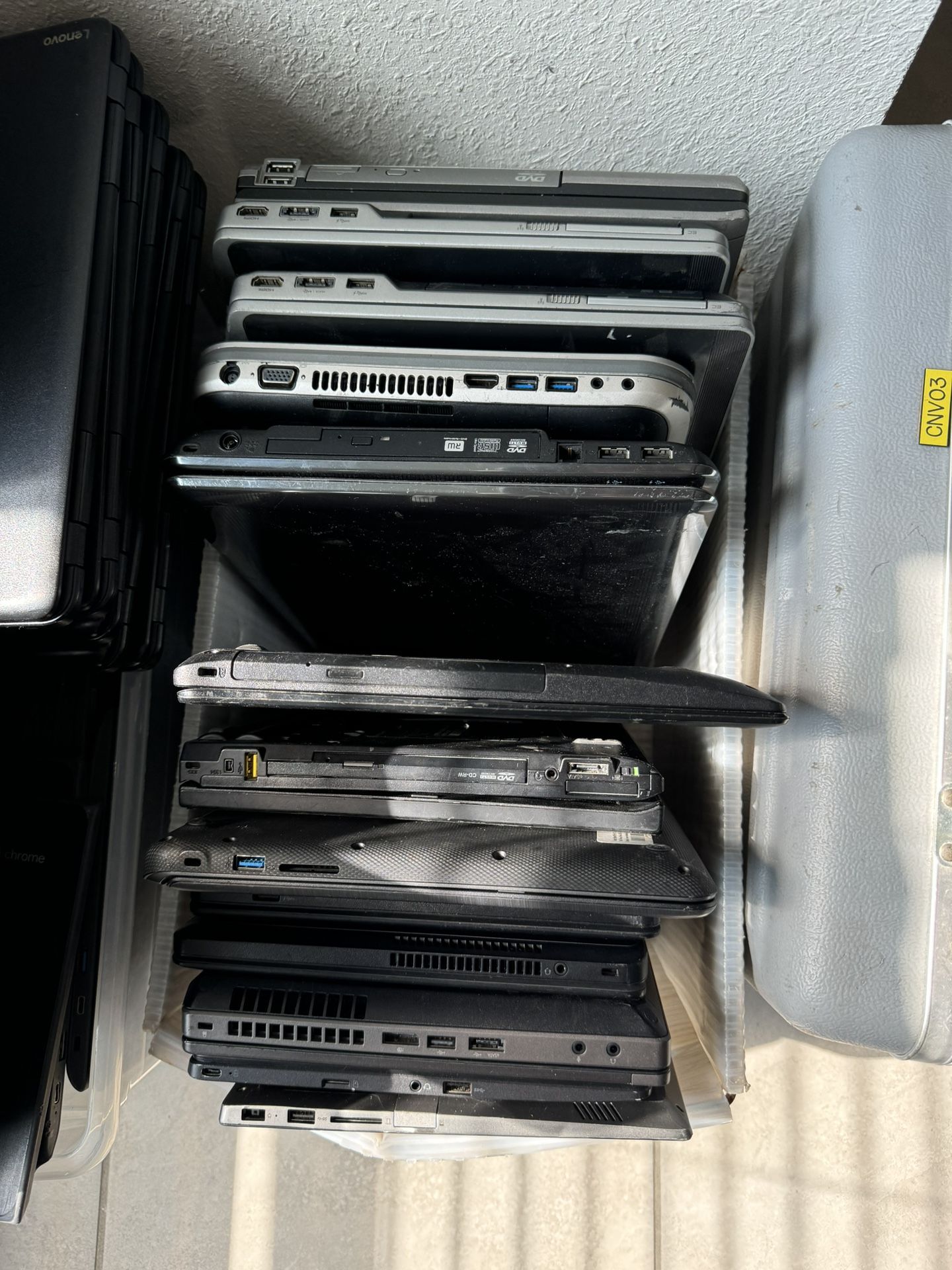 100 Laptops HP, Dell, Samsung, Panasonic Toughbook, etc