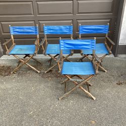 Set of 4 - Directors Chairs 