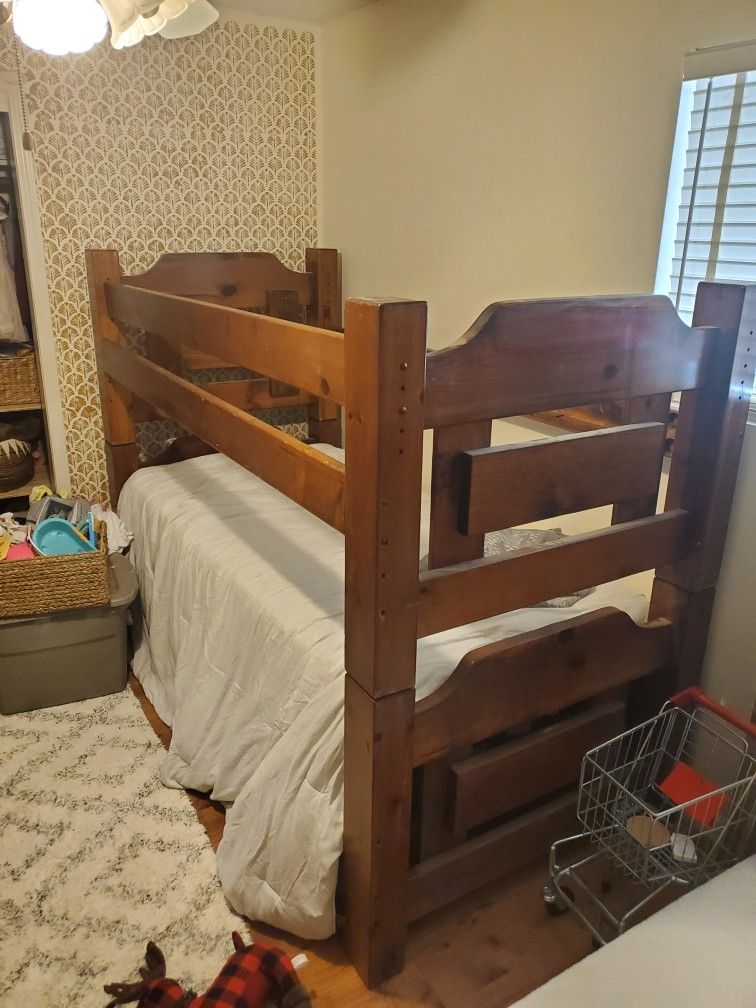 Bunk Beds Real Wood for Sale in Bakersfield, CA OfferUp