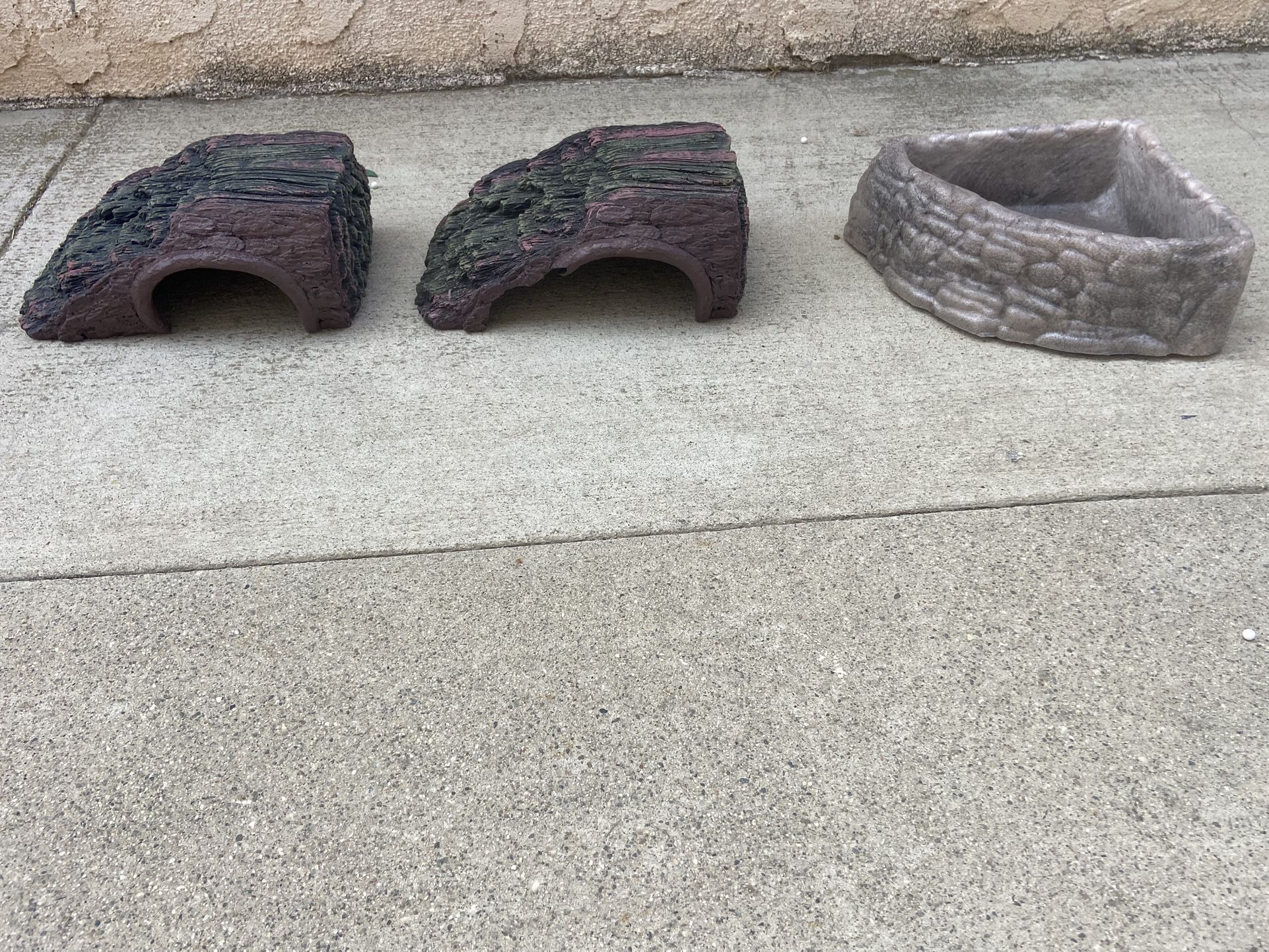 Snake Hides & Water Container