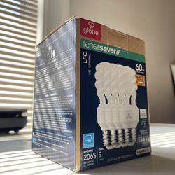 Globe enersaver 13w/60w CFL 2700k Bulbs Soft white (4 , CFL Pack