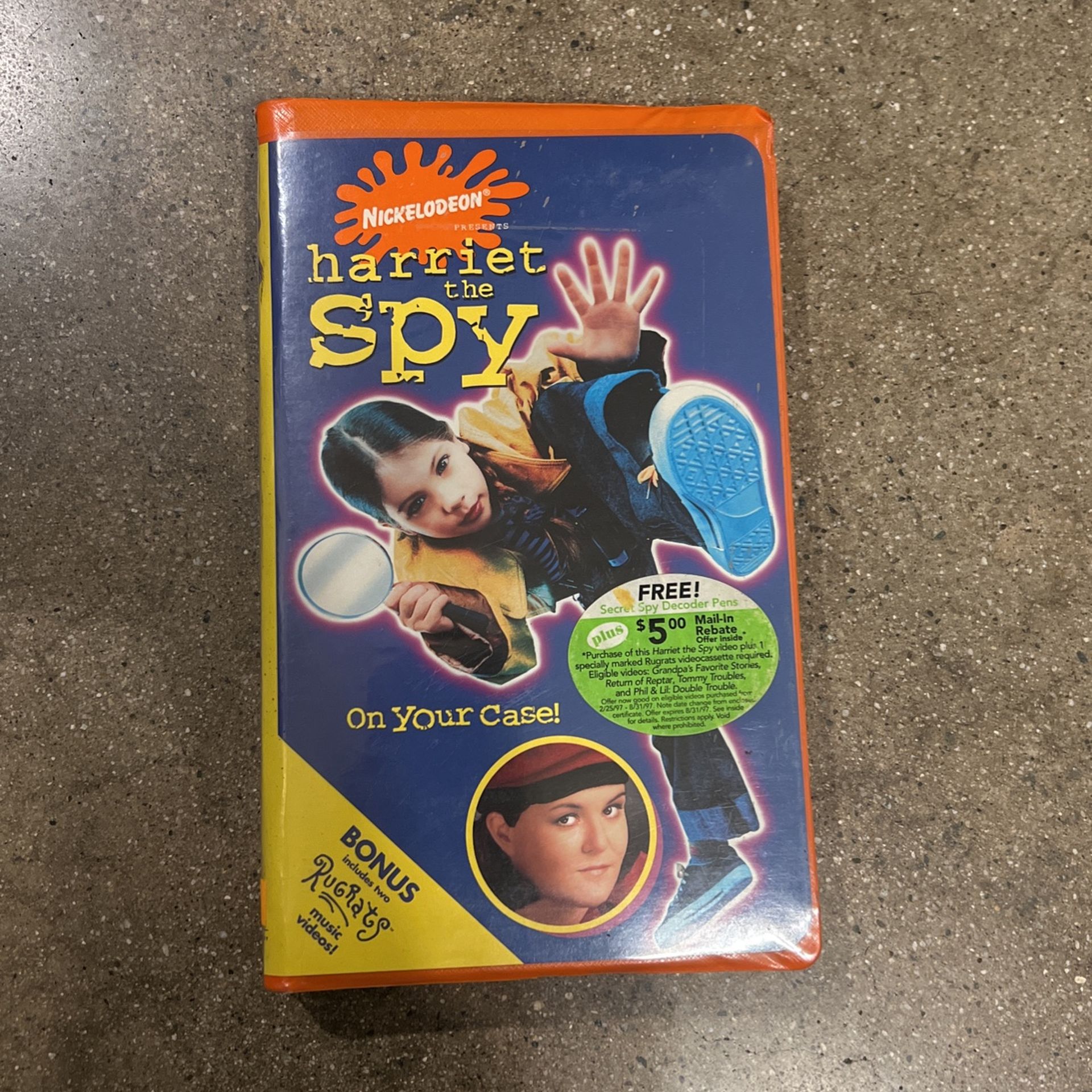 HARRIET THE SPY VHS TAPE NICKELODEON CLAMSHELL