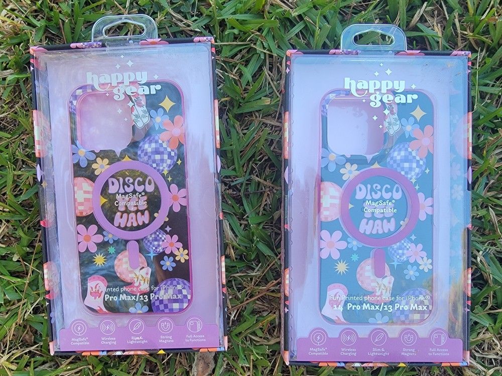 Brand New Happy Gear brand phone case for the iPhone 13 Pro Max and iPhone 14 Pro Max (2 available)