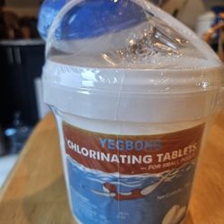 Pool - Hot Tub - Spa Chlorinating Tablets and Floater