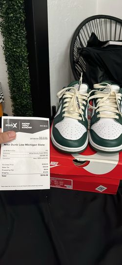 Nike Dunk Michigan State Sz 8.5