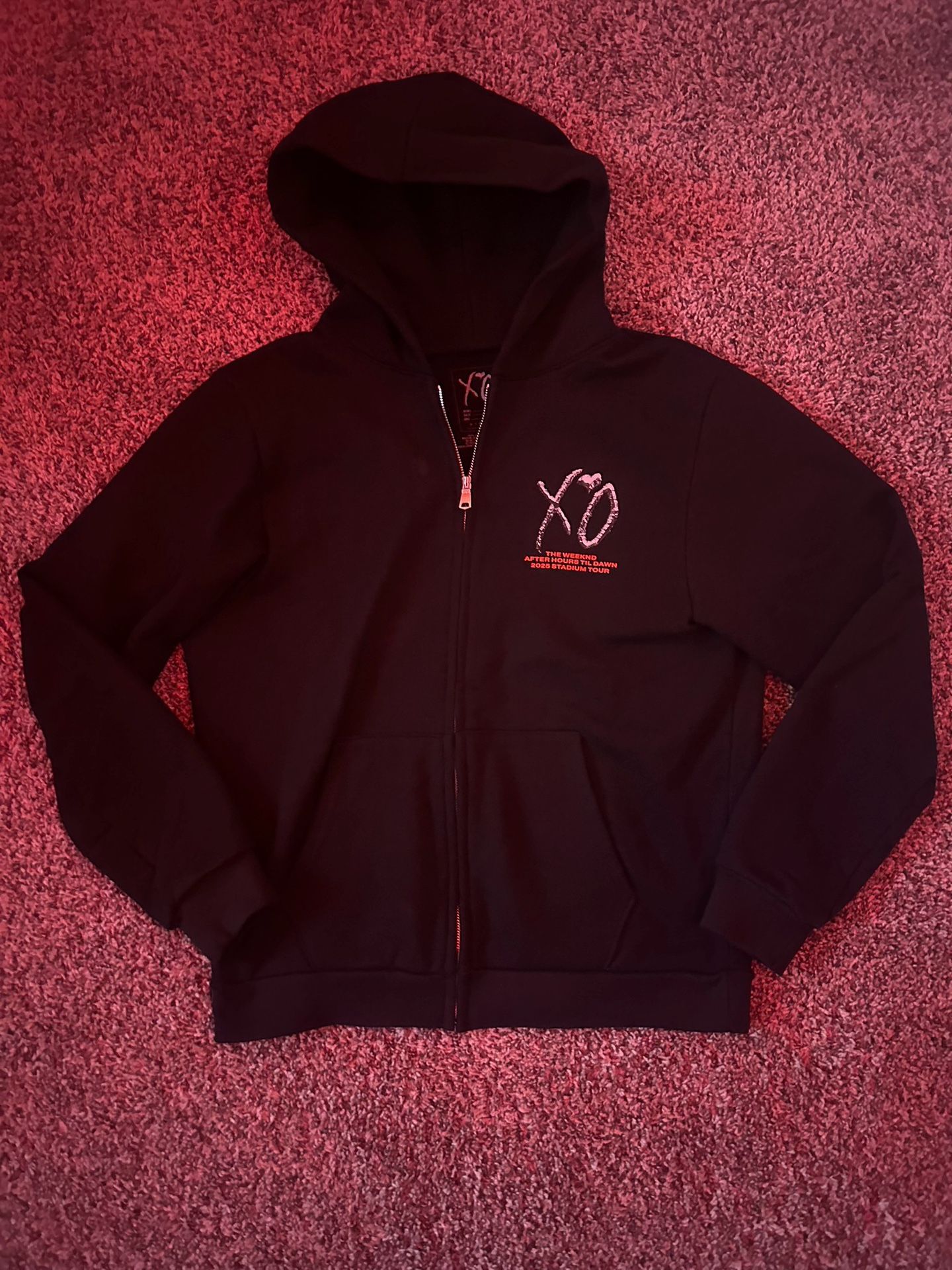 RARE The Weeknd AHTD TOUR MERCH XO ZIP UP LARGE‼️ BRAND NEW
