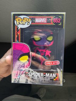 Blacklight SpiderMan Funko Pop