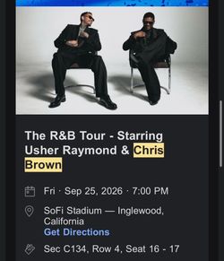 The R&B Tour - Starring Usher Raymond & Chris Brown