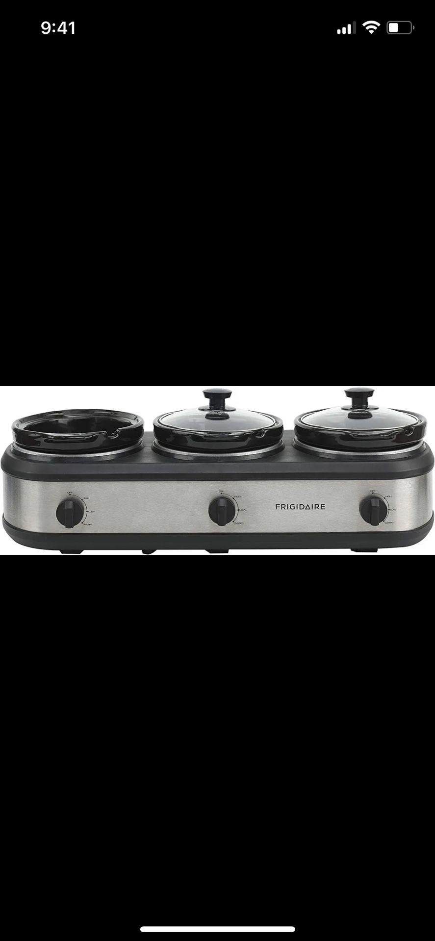 Crockpot Trio Heat And Serve W/ (3) 3 Quart Pots for Sale in Evanston, IL -  OfferUp