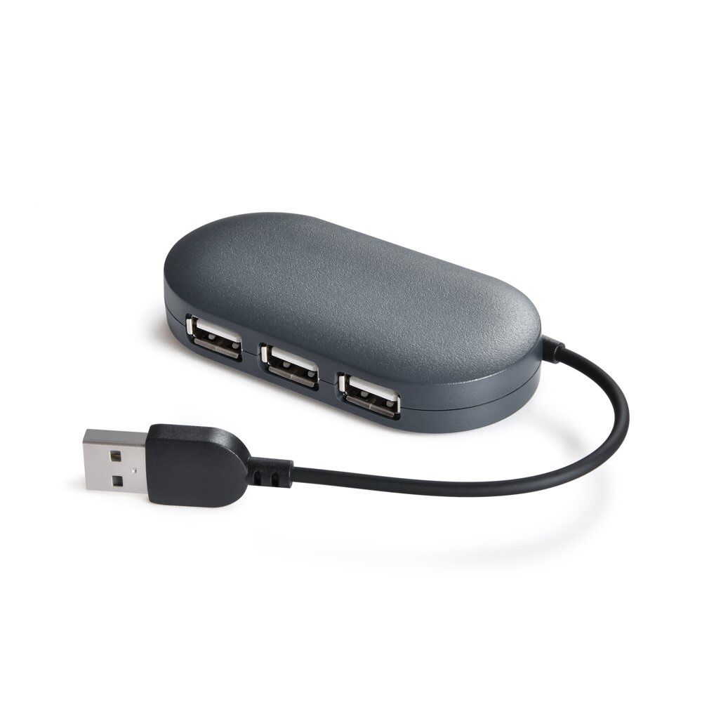 Portable 4-Port USB Hub with USB 2.0 Ports