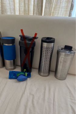 Bundle Drinkware Insulated Stainless Steel Bottles Travel Mug Cup - set of 4