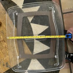  Microwave Turntable Plate and circular roller, 11 1/4 inches; used