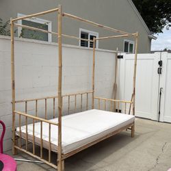 Bamboo Rattan Daybed 
