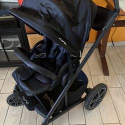 NUNA Mixx 2 Black Stroller in Excelente Conditions Model st-41-001 Baby Infant Toddlers Gear Boy Girl Neutral Gender Outdoor  RETAILS FOR $800 plus NU