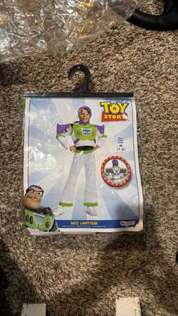 Buzz Lightyear Kids Costume Size M (7-8)