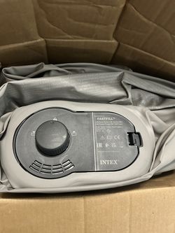 Intex 12inch air mattress with built in pump USB