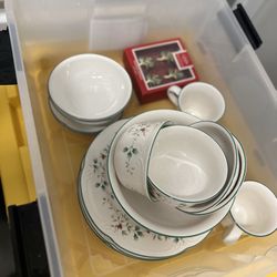 Christmas China Set