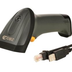 1D Barcode Scanner for Computer, Handheld Barcode Scanners for Inventory, Library, Express, Supermarket, Retail Stores, USB Wired Automatic Laser Bar 