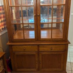 Lighted China Cabinet