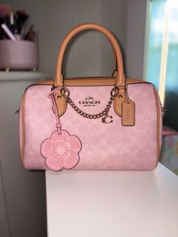COACH 2026 Pink Powder Medium Rowan Satchel