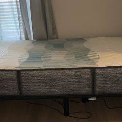 Beauty Rest Harmony Lux Hybrid  Enhanced Support And Cooling Twin XL Mattress With Adjustable Bed frame  38 X 80 12 Inches Thickness