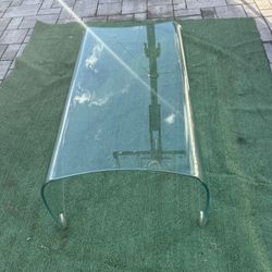 Fiam Italia Genio Glass Coffee Table — Elegant & Modern