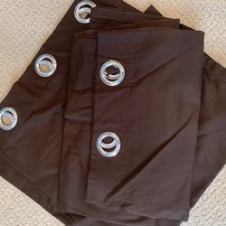 Curtains - brown