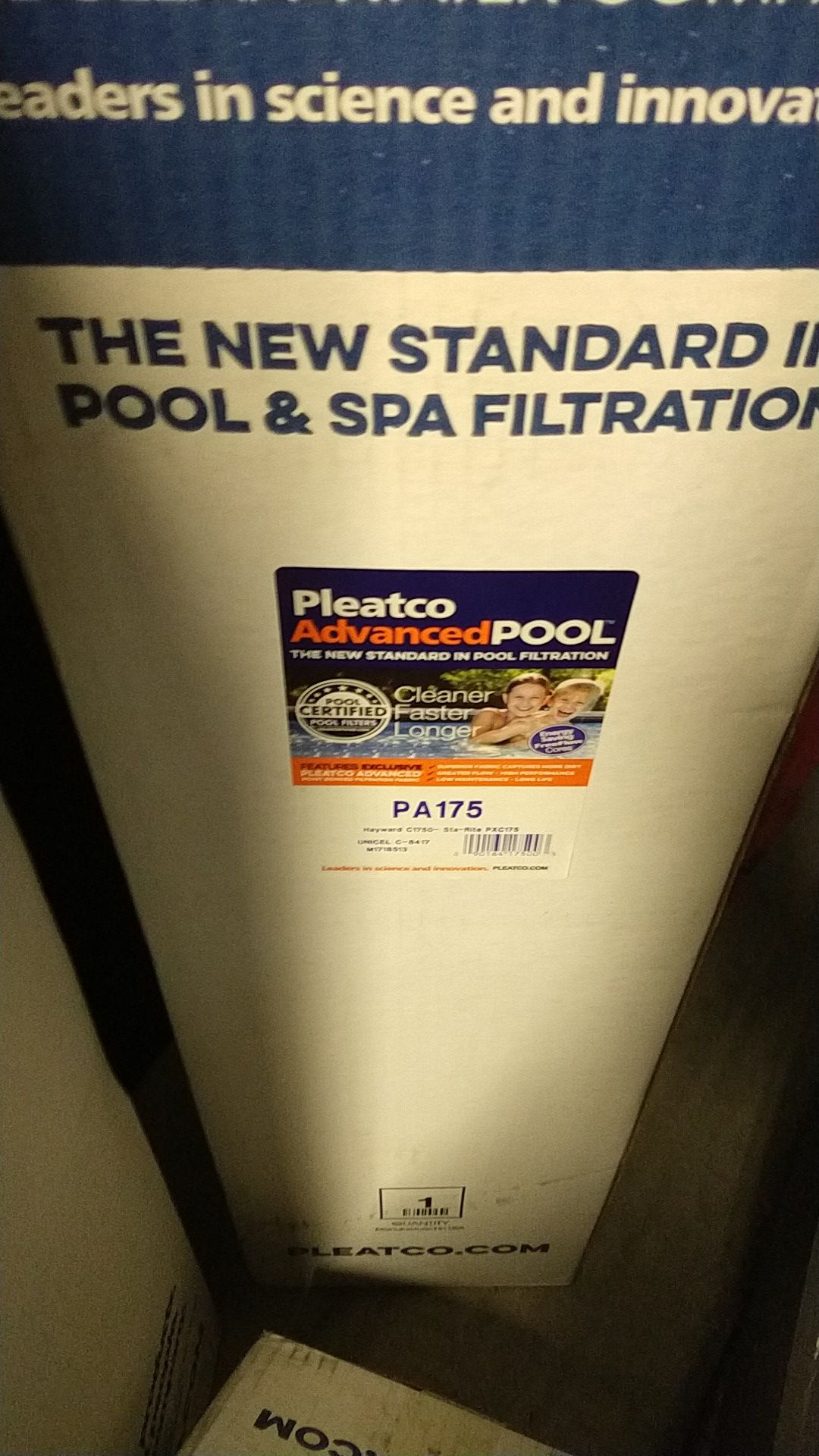 Jandy, Pentair, or Hayward filter Cartridges PA175, CX1750RE, C-8417