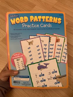 Word Patterns Word Family Practice Cards 