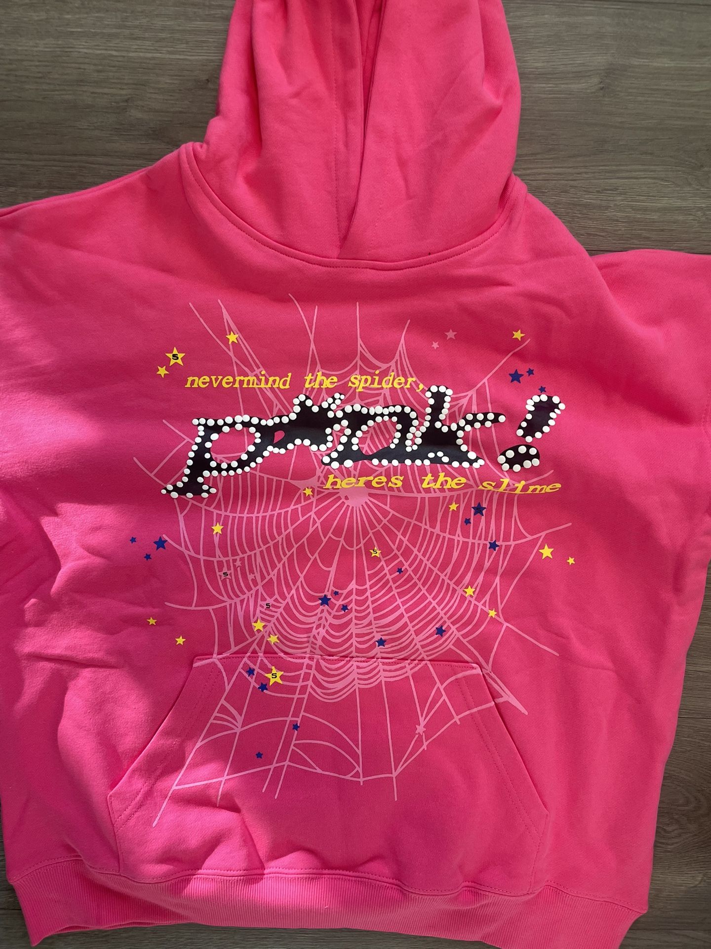 pink hoodie size XL