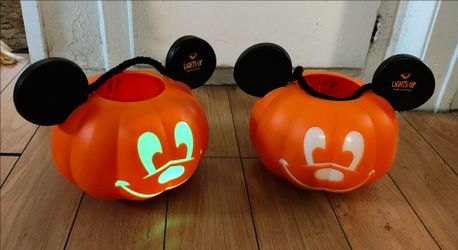 Disney Mickey mouse lighted buckets. Fontana pickup.