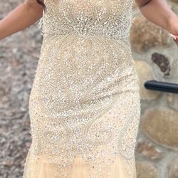 Prom/bride Elegant Dress Sz Med