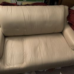 Sofa Love Seat /off White / Recliners Blue / Grey 
