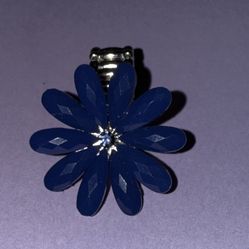 Blue Flower Stretch Ring