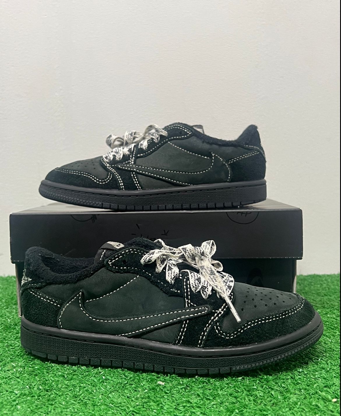 Kids Air Jordan 1 Low Travis Scott Phantom Size 13c