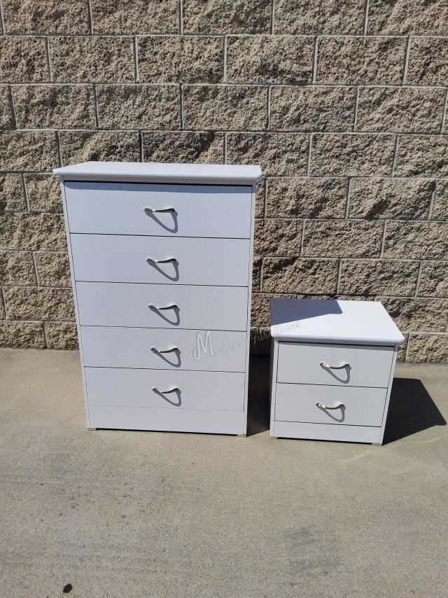 White Bedroom Dresser Furniture Set!