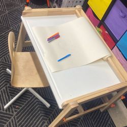 Kids Art Desk and Chair Set